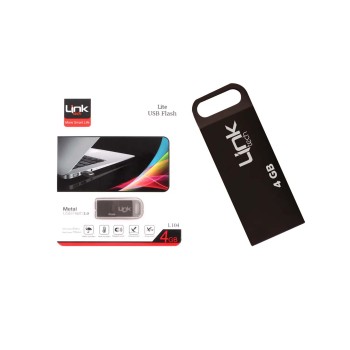 L104 Lite Metal 20mb/s 4GB USB Flash Bellek | LinkTech