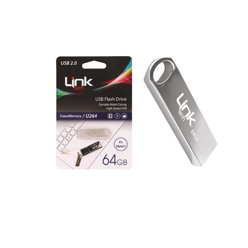U264 Ultra Metal 25mb/s 64GB USB Flash Bellek | LinkTech
