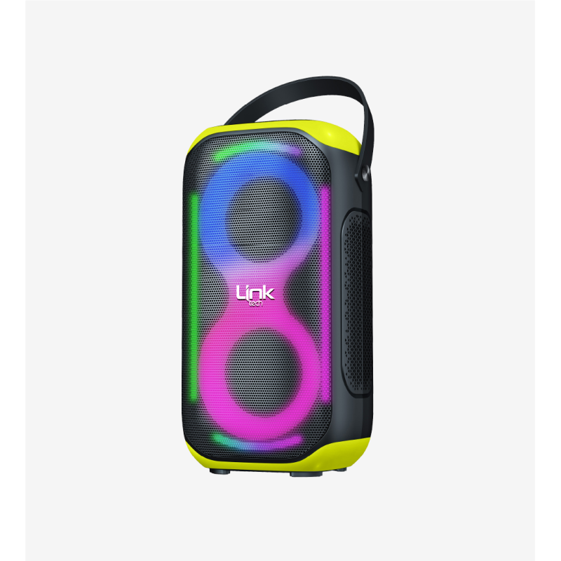 M404 RGB Işıklı Ayaklı Mikrofonlu 50W Bluetooth Hoparlör | LinkTech