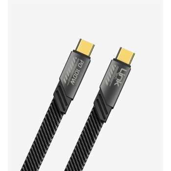 K472 Mecha Stil 120cm 100W Tip-C → Tip-C PD Hızlı Şarj Kablosu | LinkT