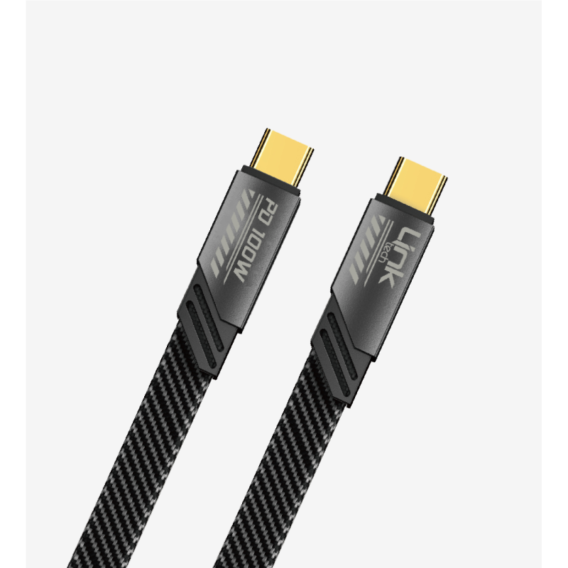 K472 Mecha Stil 120cm 100W Tip-C → Tip-C PD Hızlı Şarj Kablosu | LinkT