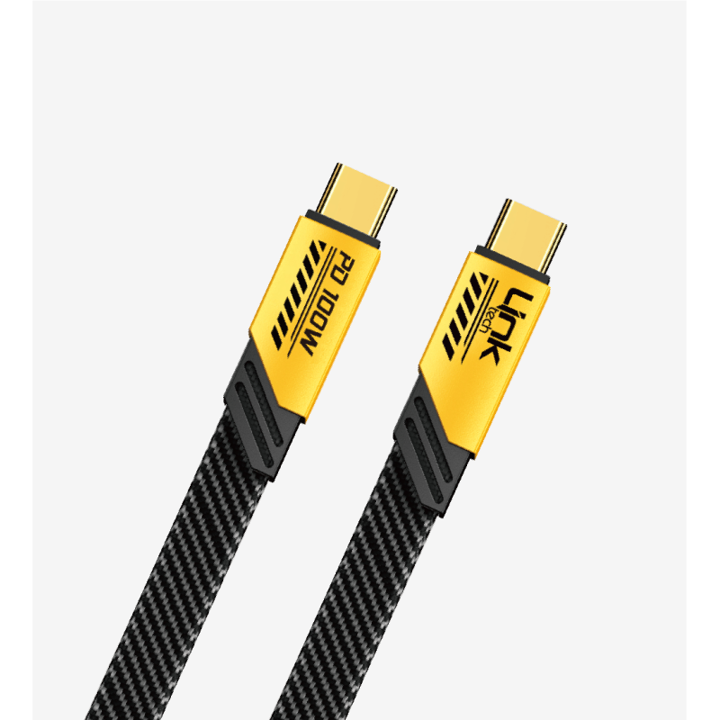 K472 Mecha Stil 120cm 100W Tip-C → Tip-C PD Hızlı Şarj Kablosu | LinkT