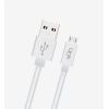 K542 Safe 30cm Metal Başlı Örgülü USB Mikro Powerbank Şarj Kablosu | L