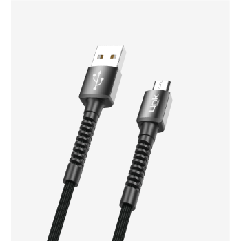 K551 Safe 2.4A Örgülü Metal Başlı Mikro USB Şarj Kablosu | LinkTech