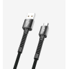 K551 Safe 2.4A Örgülü Metal Başlı Mikro USB Şarj Kablosu | LinkTech