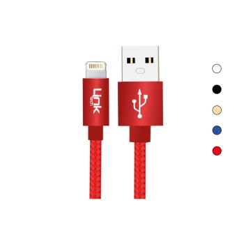 K551 Safe 2.4A Örgülü Metal Başlı Mikro USB Şarj Kablosu | LinkTech