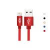 K551 Safe 2.4A Örgülü Metal Başlı Mikro USB Şarj Kablosu | LinkTech