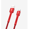 K551 Safe 2.4A Örgülü Metal Başlı Mikro USB Şarj Kablosu | LinkTech