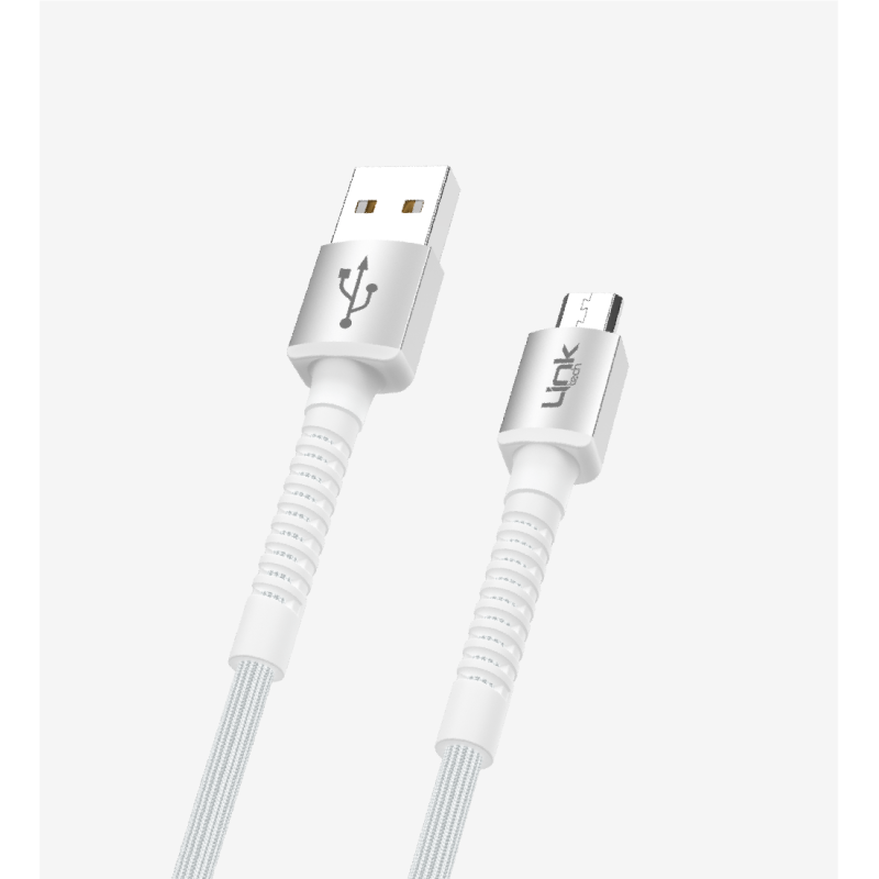 K551 Safe 2.4A Örgülü Metal Başlı Mikro USB Şarj Kablosu | LinkTech