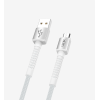 K551 Safe 2.4A Örgülü Metal Başlı Mikro USB Şarj Kablosu | LinkTech
