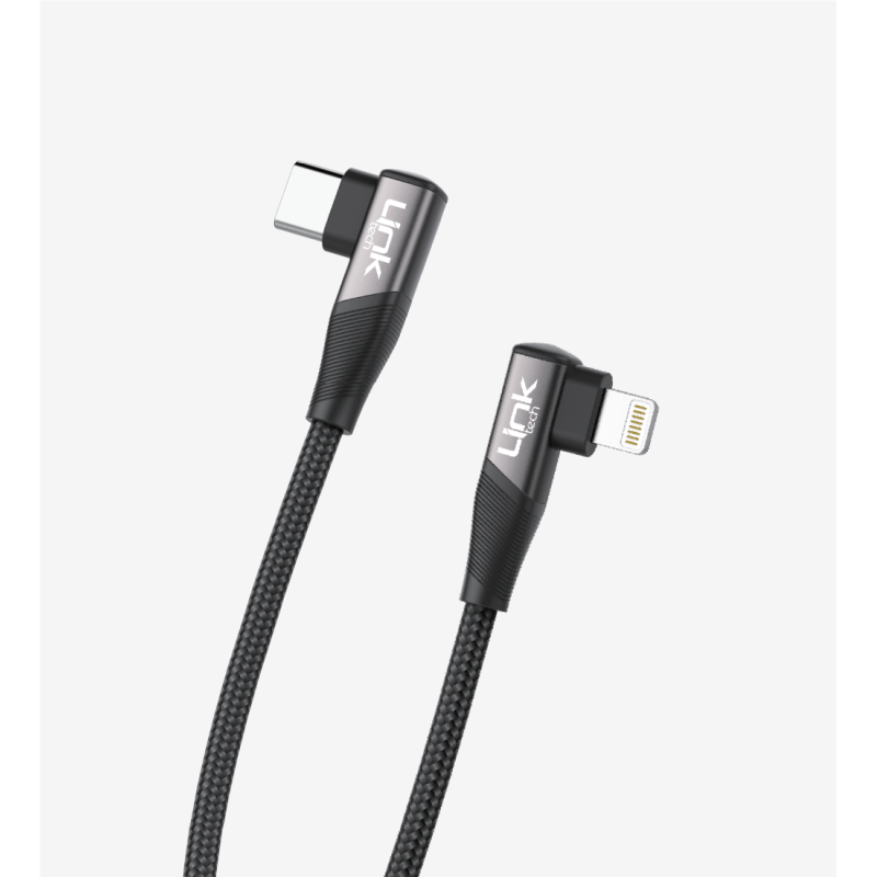 K596 Gaming 90° Derece Metalik Başlıklı 1500mm 3A 27W Örgülü Tip-C Lig