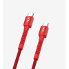 K598 Safe 3A 60W PD Örgülü Metal Başlı Tip-C Tip-C Şarj Kablosu | Link