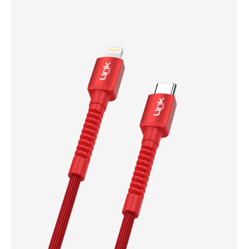 K599 Safe 3A 27W PD Örgülü Metal Başlı Tip-C Lightning Şarj Kablosu | 