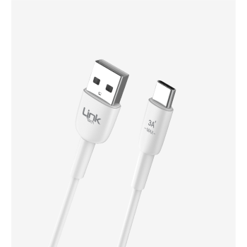 K602 Safe 3A USB-A Tip-C USB Şarj Kablosu | LinkTech