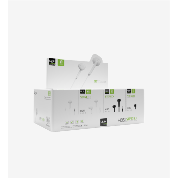 H35 Kulak İçi Mikrofonlu Kablolu Kulaklık 40'lı Paket | LinkTech