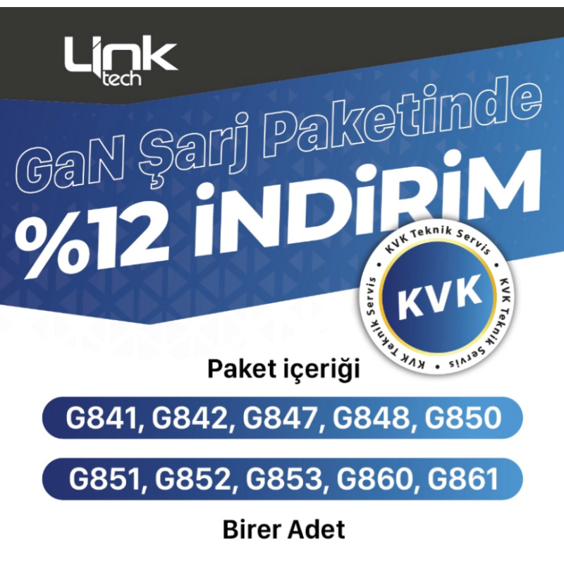 GaN Şarj Paketinde %12 İndirim | LinkTech