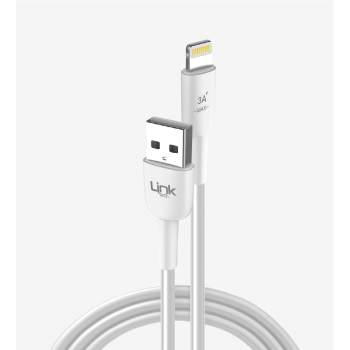 K606 Safe 2M 3A USB-A Lightning Şarj Kablosu | LinkTech