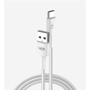 K607 Safe 2M 3A USB-A Tip-C Şarj Kablosu