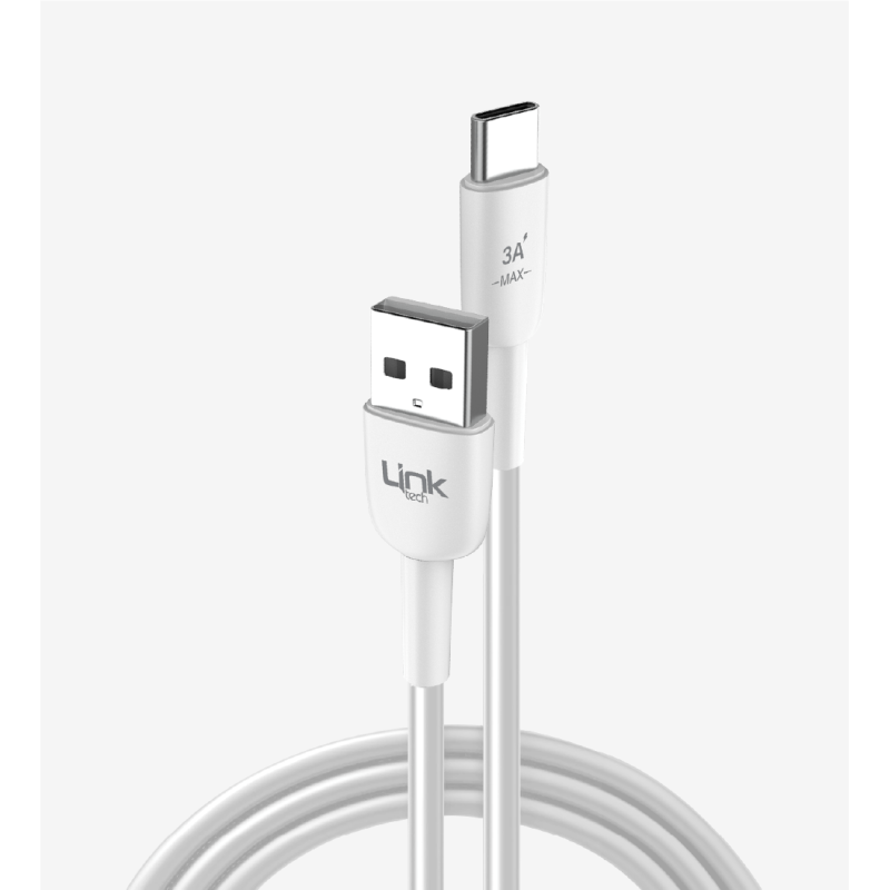K607 Safe 2M 3A USB-A Tip-C Şarj Kablosu
