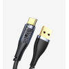 K671 Şeffaf 130cm 3A USB-A → Tip-C Data Kablosu