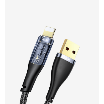 K672 Şeffaf 130cm 3A USB-A → Lightning Data Kablosu