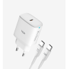C307 Safe USB-C to USB-C Kablolu 20W Hızlı Şarj Cihazı | LinkTech