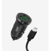 C481 Çevre Dostu 12W Mikro USB Kablolu Araç Şarj Aleti