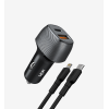 C498 38W Safe Dual PD Araç Şarj Aleti 27W Lightning Kablolu | LinkTech