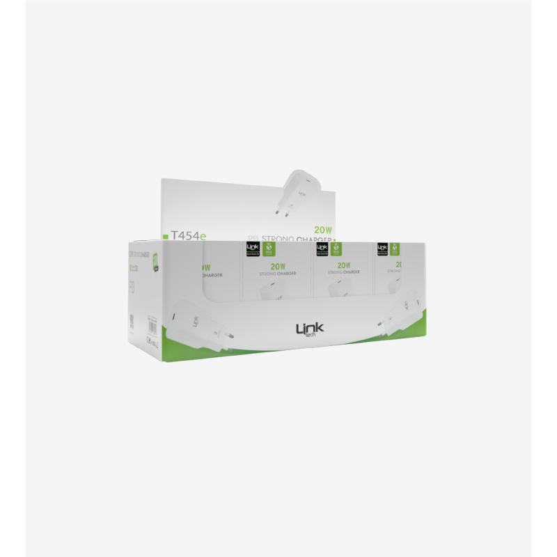 T454e Strong ECO Çevre Dostu 20W Şarj Adaptörü 20'li Paket