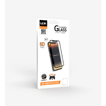 iPhone 13 Pro Max 5D Pro Kırılmaz Ekran Koruyucu Cam | LinkTech