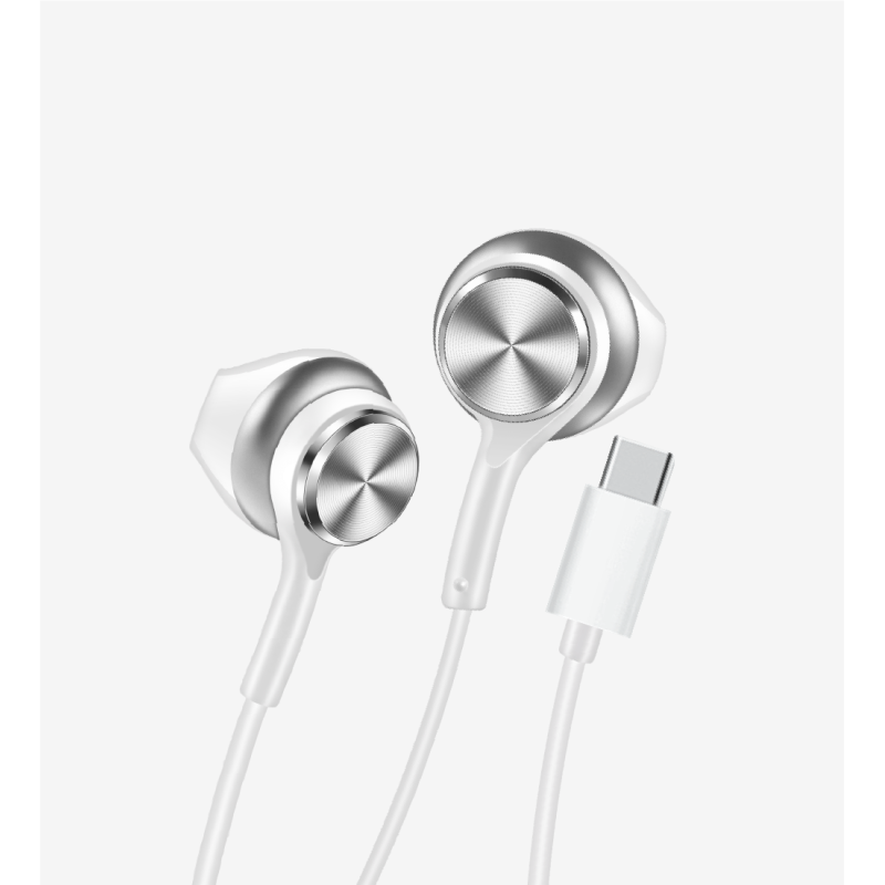 H75 EarPhone Yüksek Bas Mikrofonlu Tip-C Kulak İçi Kablolu Kulaklık | 