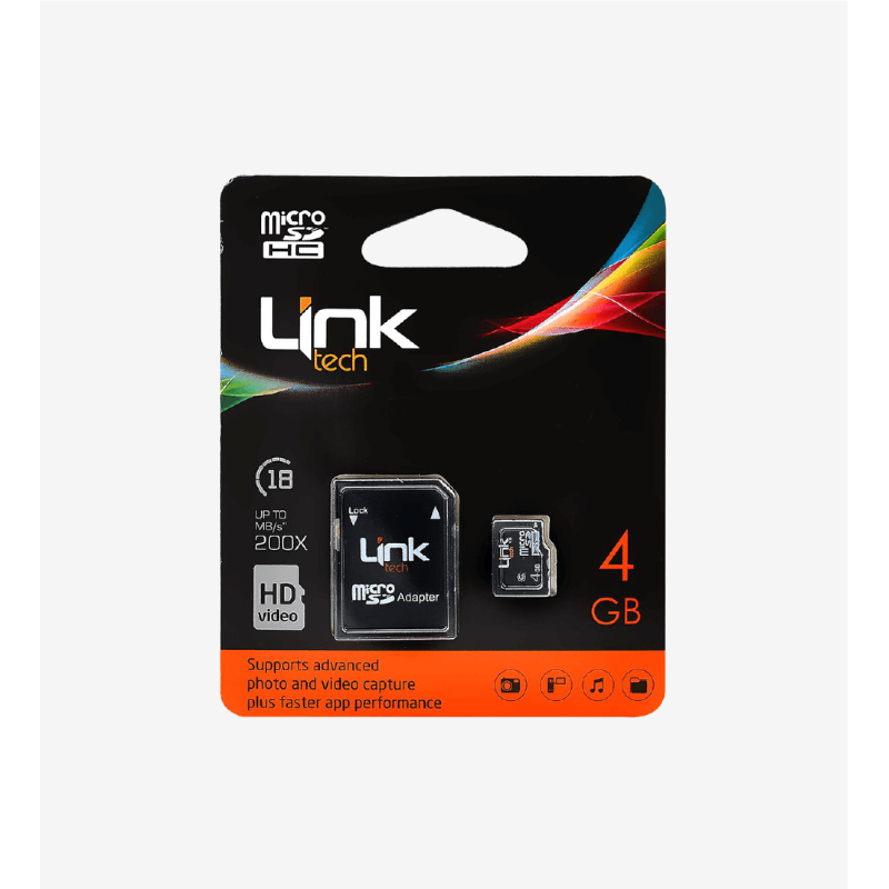 M102 4GB Micro SD Adaptörlü Hafıza Kartı | LinkTech