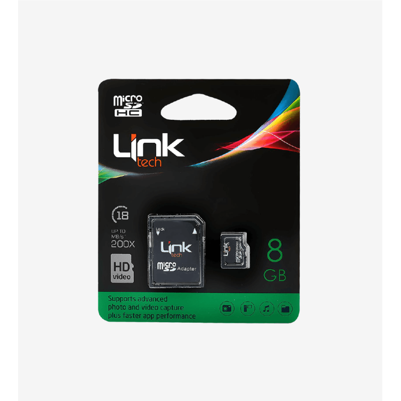 M103 8GB Micro SD Adaptörlü Hafıza Kart | LinkTech