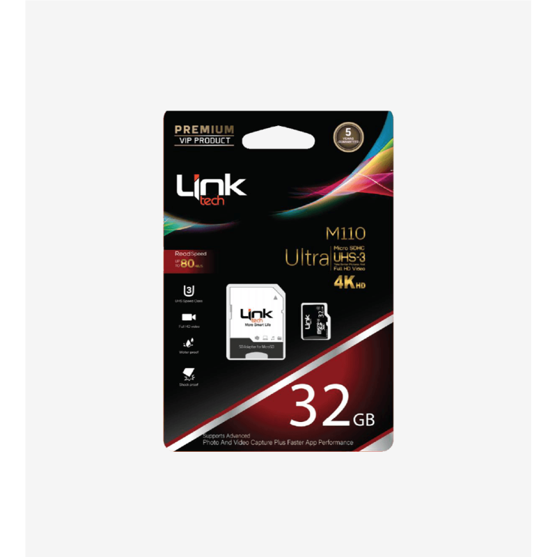 M110 Premium Mikro SD 4K Ultra 32 GB Hafıza Kartı | LinkTech