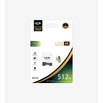 M114 Premium Mikro SD 4K Ultra 512 GB Hafıza Kartı | LinkTech