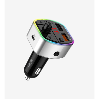 GP14 Premium PD 38W Üç Girişli 5.0 Bluetooth FM Transmitter | LinkTech
