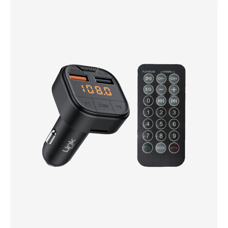 GR15 Premium Quick Charge 3.0 Kumandalı FM Transmitter | LinkTech