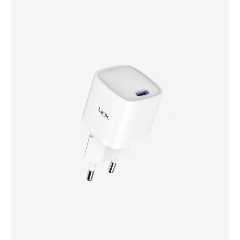G840 Premium Mini 20W USB-C Süper SI GaN Şarj Adaptörü | LinkTech
