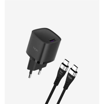 G844 Premium USB-C to USB-C Kablolu 25W Süper SI Mini Şarj Adaptörü | 
