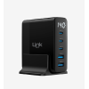 G862 Premium 5'li Çıkış 140W Super SI GaN Şarj Adaptörü | LinkTech