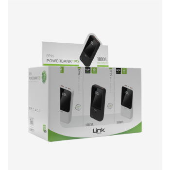 EF95 Strong 22.5W Çevre Dostu 18000mAh Powerbank 12'li Paket | LinkTec