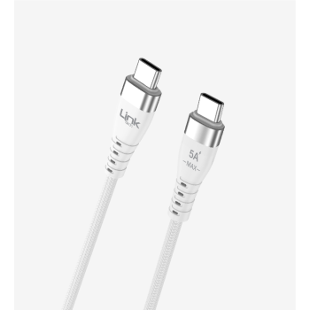 K653 Premium PD 6A Örgülü Metal Başlıklı Tip-C/Tip-C Şarj Kablosu | Li