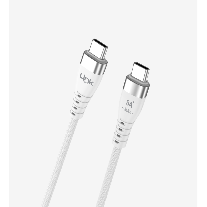 K653 Premium PD 6A Örgülü Metal Başlıklı Tip-C/Tip-C Şarj Kablosu | Li