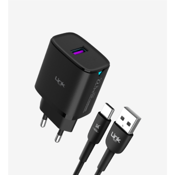 C306 Safe Tip-C Kablolu 22.5W Hızlı Şarj Adaptörü | LinkTech