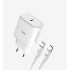 C308 Safe Tip-C Lightning Kablolu 20W Hızlı Şarj Cihazı | LinkTech