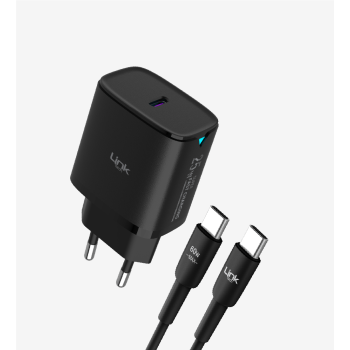 C311 Safe USB-C to USB-C Kablolu 25W Hızlı Şarj Aleti | LinkTech