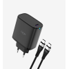 C316 Safe GaN USB-C to USB-C Kablolu 45W Hızlı Şarj Aleti | LinkTech