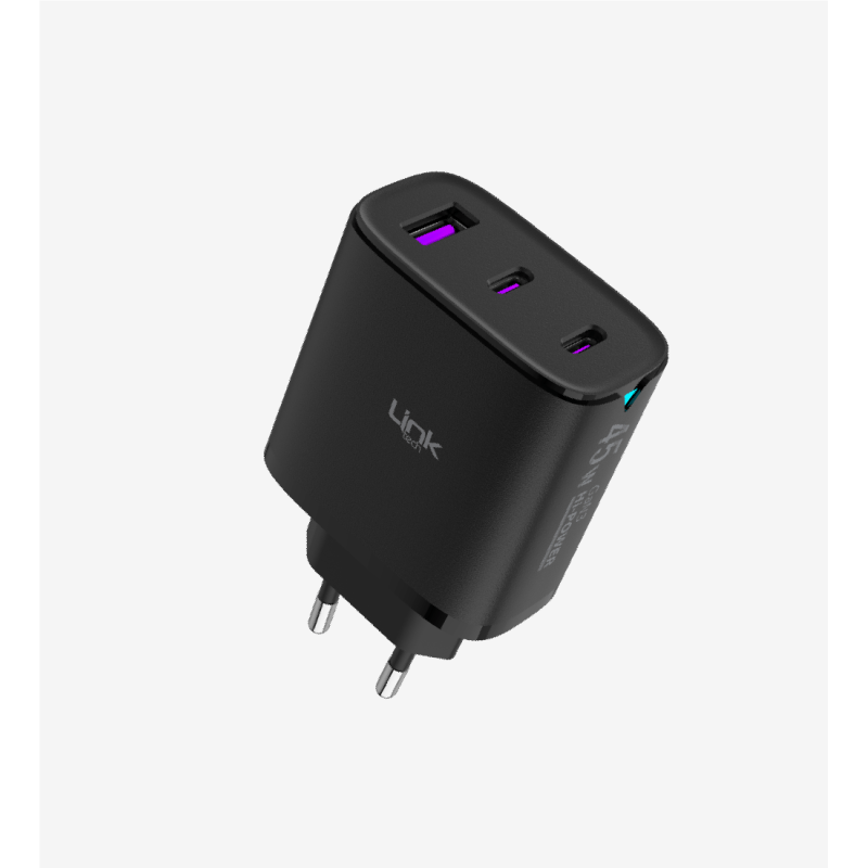 C317 Safe USB-A Tip-c to Tip-c 45W Hızlı Şarj Adaptörü | LinkTech