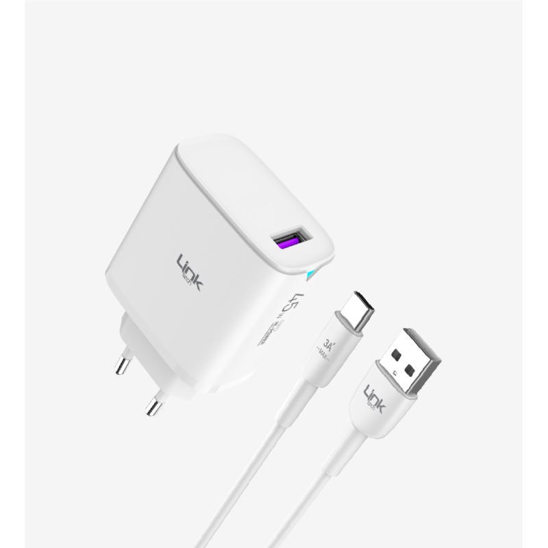 C318 Safe GaN Tip-C Kablolu 45W Hızlı Şarj Aleti | LinkTech