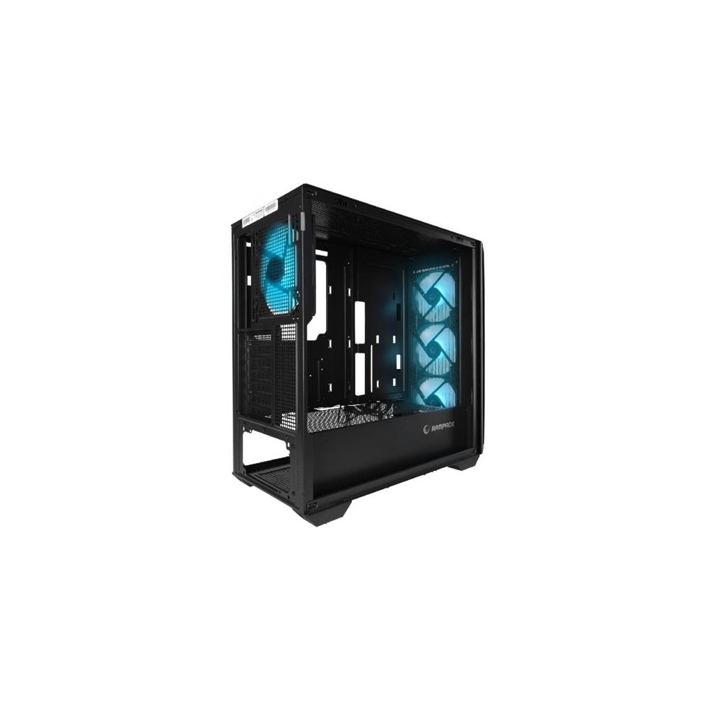 Rampage CRAFT Siyah Mesh ARGB Fan ATX Mid-T Gaming Oyuncu Kasası